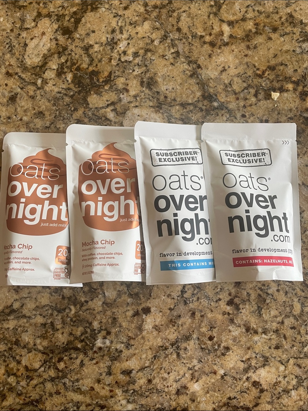 Oats Overnight 4 Pack Bundle/2 FIDs + 2 Mocha Chip